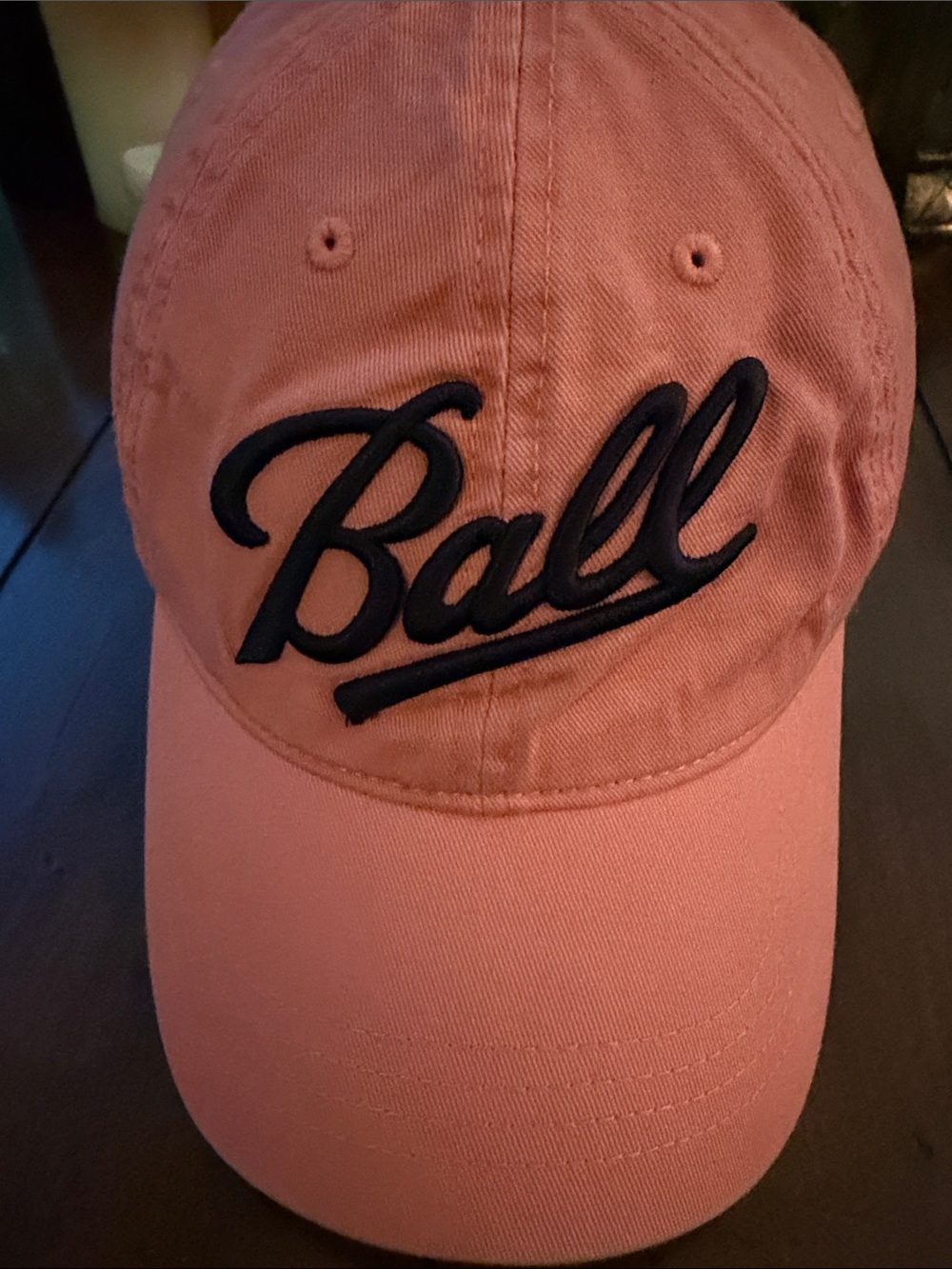 Script Logo Kids Baseball Cap - Pink